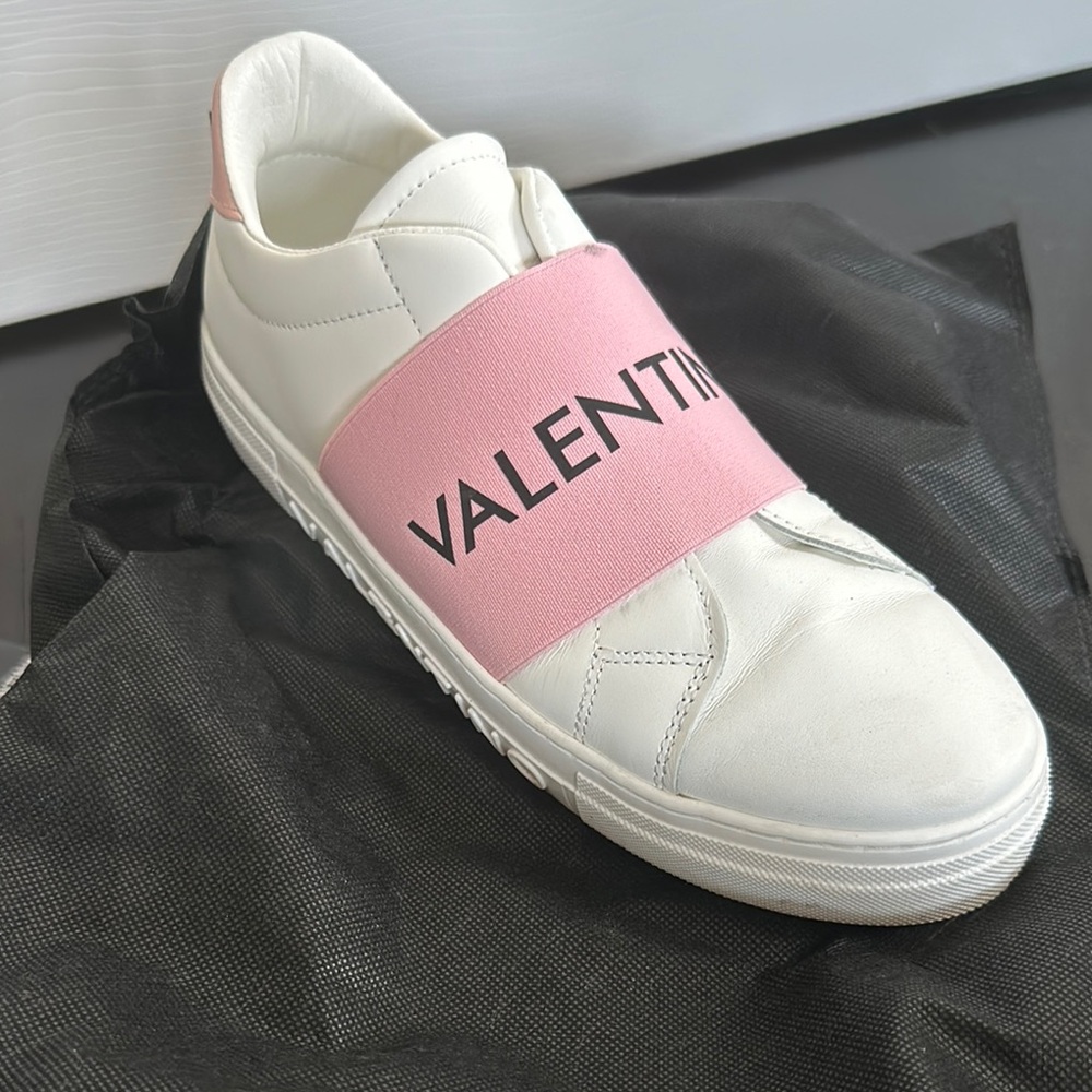 Valentino White Pink Maya Sneakers